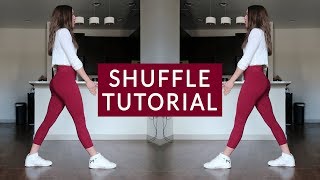 Shuffle Tutorial Basics Running Man T Step and Variations [upl. by Redneval102]