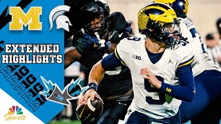 Michigan vs Michigan State  EXTENDED HIGHLIGHTS  10212023  NBC Sports [upl. by Jannelle]