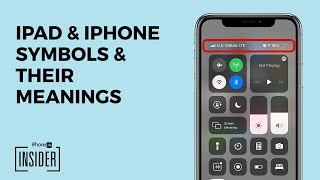 iPhone Icons iPhone Symbols amp Meanings for the Home Screen amp Control Center [upl. by Bennink813]