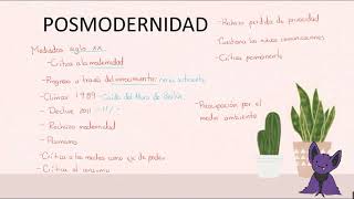 MODERNIDAD Y POSMODERNIDAD [upl. by Kirst]