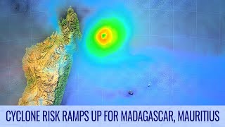 Cyclone threat increasing for Madagascar and Mauritius [upl. by Borroff699]