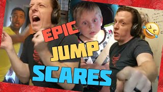 EPIC JUMPSCARES 2  Try Not To Laugh Challenge 2018 [upl. by Aihsenrad183]