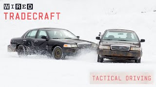 Pro Driver Shows Off Tactical Driving Techniques  Tradecraft  WIRED [upl. by Kcirddet]