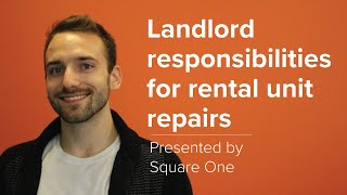 What Are Landlord Responsibilities for Rental Unit Repairs [upl. by Macknair]