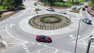 Roundabouts in North Carolina [upl. by Atnamas]