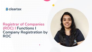 Registrar of Companies ROC l Functions I Company Registration by ROC [upl. by Irovi]