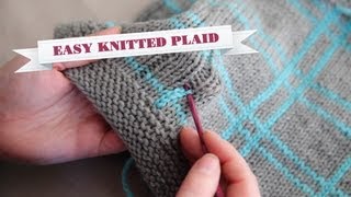 How to Knit Plaid [upl. by Chelton]