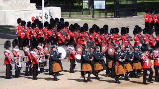 Trooping the ColourThe Irish Guards The Colonels Review 10th June 2017 [upl. by Ramahs933]