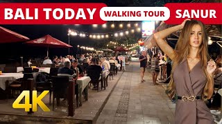 🇲🇨 BALI SANUR Today Full Tour 4K DAY amp NIGHT Bali Indonesia Walking Tour 2023  Bali Travel Vlog [upl. by Lizned]