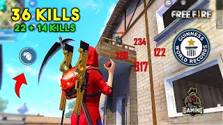 World Record 36 Kills in Duo vs Squad Must Watch Gameplay  Garena Free Fire [upl. by Yhotmit388]