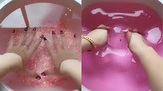 Jiggly watery slime  Most satisfying slime ASMR video compilation [upl. by Adok]