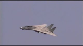 F14 Tomcat Demonstration by Dale Snodgrass  1996 Cleveland National Air Show [upl. by Enirhtac]