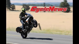 2019 Yamaha Tracer 900 GT Review  Cycle News [upl. by Netsryk265]