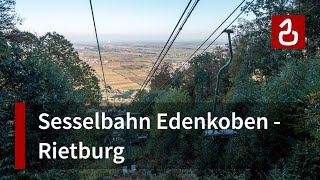 Seilbahnnostalgie  Die Rietburgbahn in Edenkoben [upl. by Swan]