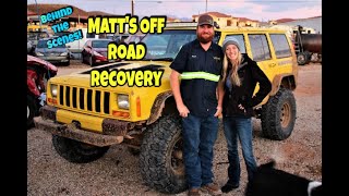 MATTS OFF ROAD RECOVERY BEHIND THE SCENES HURRICANE UTAH PART TWO [upl. by Egor819]