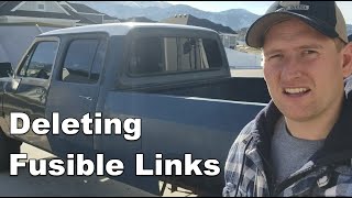 How to Delete Fusible Links THE RIGHT WAY Part 1  1st Gen Cummins [upl. by Aneekas273]