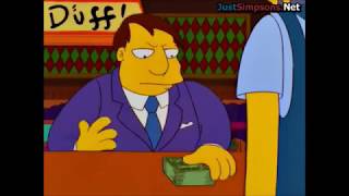 The Simpsons  Moe bribes Mayor Quimby [upl. by Ahsel]