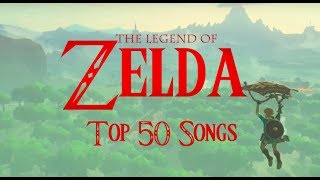 TOP 50 Legend of Zelda Songs 2017 [upl. by Ialocin]