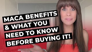 Maca Benefits amp What You Need To Know Before Buying it [upl. by Ardnusal]