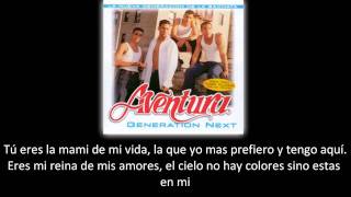 Aventura  La novelita lyric  letra [upl. by Ahsiruam161]