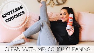 HOW TO CLEAN A MICROFIBER COUCH  HOW TO REMOVE STAINS FROM YOUR COUCH [upl. by Maybelle]