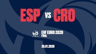 RELIVE  Spain vs Croatia  Final  Mens EHF EURO 2020 [upl. by Ytnom]