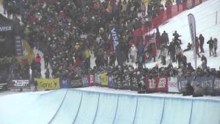 Kyle Smaine  6th Place Visa US Freeskiing Grand Prix Halfpipe  Park City [upl. by Aihsema]