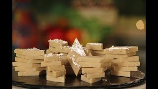 Kaju Katli  Diwali Special Recipe  Sanjeev Kapoor Khazana [upl. by Drannel]