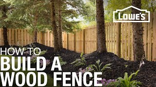 How to Build a Wood Fence [upl. by Yasmeen]