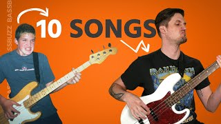 10 Songs that Taught Me Bass Easy to Effin’ Hard [upl. by Anerec]