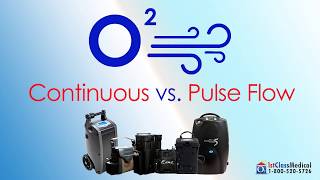 Continuous vs Pulse Flow Concentrators from 1st Class Medical [upl. by Hashimoto]