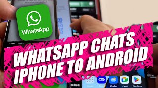 Transfer WhatsApp chats from iPhone to Android [upl. by Nadeen]