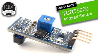 TCRT5000 Infrared Reflective Sensor  How it works and example circuit with code [upl. by Nnaeirrac]