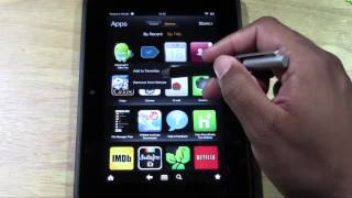 Kindle Fire HD How to Delete Uninstall an App​​​  H2TechVideos​​​ [upl. by Eirollam]