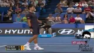 Novak Djokovic Imitates Ana Ivanovic  Very Funny  HOPMAN CUP 2013 HD [upl. by Mall]