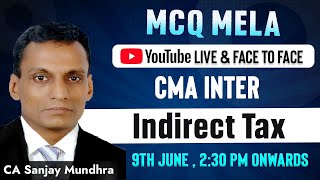 MCQ Mela  CMA Inter  IDT  CA Sanjay Mundhra  SJC Institute [upl. by Maller]