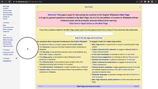 Exploring the Wikipedia main page [upl. by Andrey]