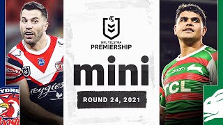 Ageold rivalry resumes  Roosters v Rabbitohs Match Mini  Round 24 2021  NRL [upl. by Wood274]