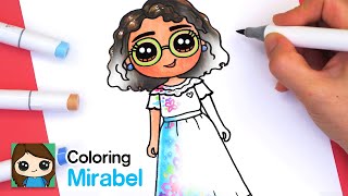 Coloring Mirabel Madrigal Disney Encanto 🎨 [upl. by Yvonne]