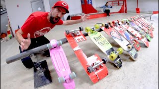 YOU MUST BOARDSLIDE EVERY SKATEBOARD  Warehouse Wednesday [upl. by Aryhs817]