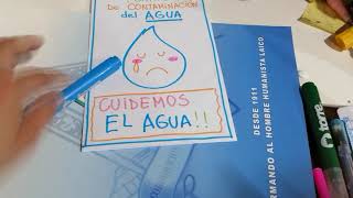 DÍPTICO CONTAMINACIÓN DEL AGUA [upl. by Roley]