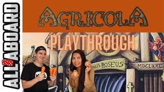 AGRICOLA  Board Game  2Player Playthrough  Farming in the Middle Ages [upl. by Mirelle]