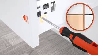 Blum TANDEMBOX antaro Drawer Side Adjustment  Instructional Video [upl. by Schweiker]