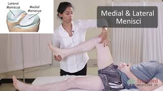 The Exam for Knee Pain  Stanford Medicine 25 [upl. by Maurili]