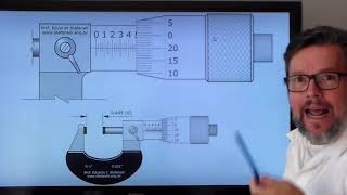 Leitura de micrômetro 0001quot [upl. by Eurd430]