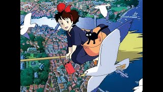 Kikis Delivery Service  A town with an ocean view 1 hour [upl. by Ibob]