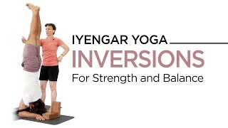 Iyengar Yoga Inversions for Arm Strength and Balance [upl. by Moina438]