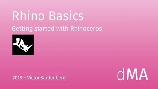 Rhinoceros 3D Basics Tutorial english [upl. by Avid108]