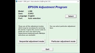 How to Reset Epson L386 Printer [upl. by Ereynihc500]