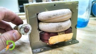 DIY Spot Welder Attempt 2 with Microwave Transformer Failed [upl. by Direj]